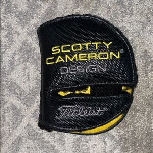 Scotty Cameron Black and Yellow Putter Headcover